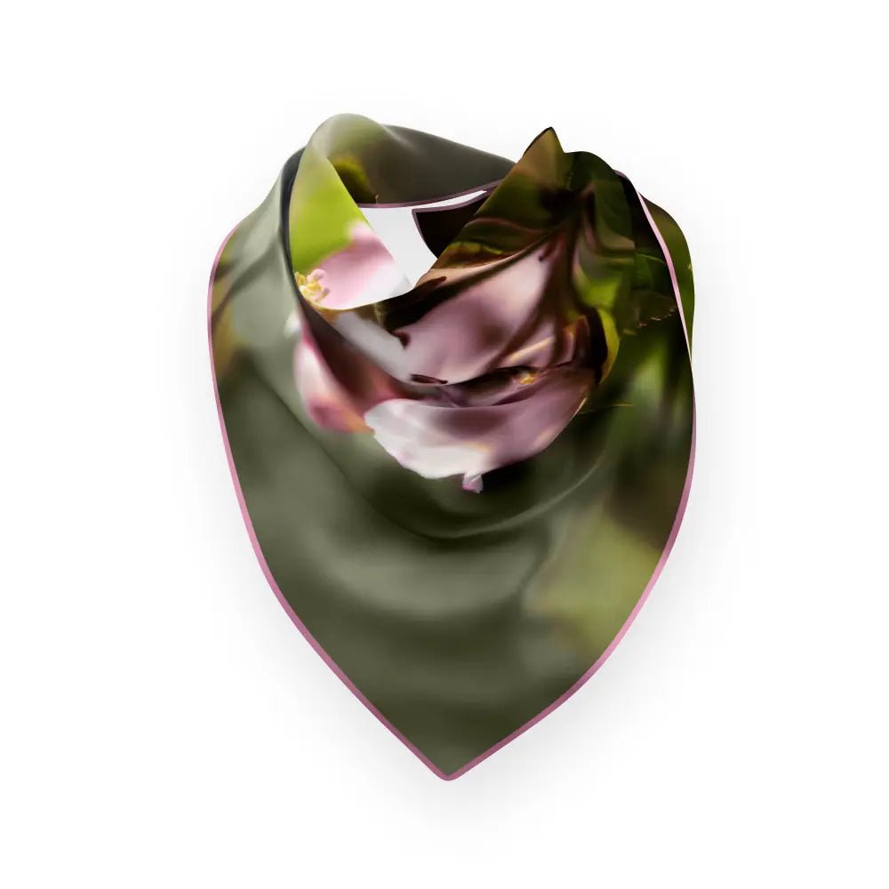 Guldvivan Omenankukka huivi 90x90 silkki kukka