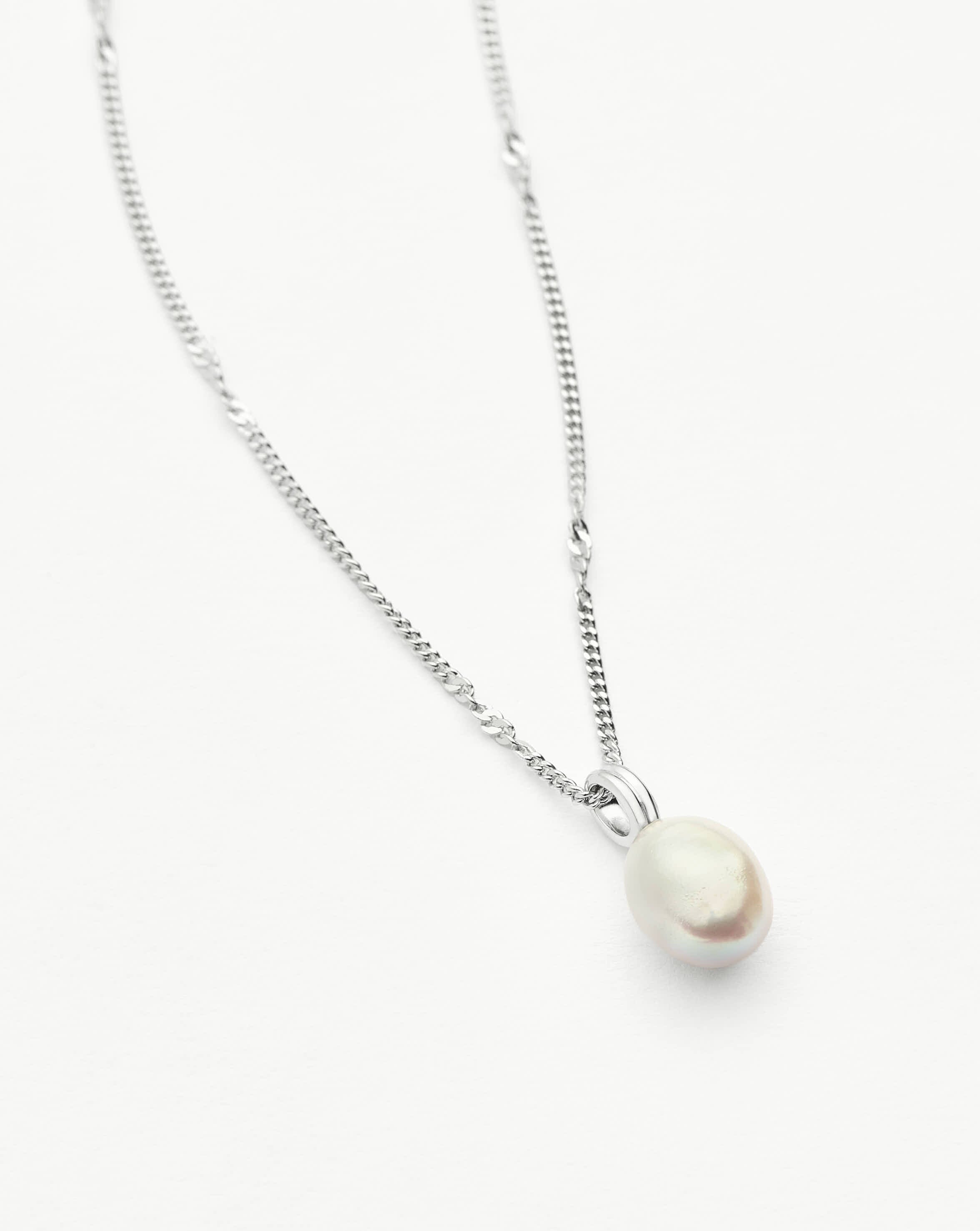 MISSOMA Baroque Pearl kaulakoru hopea helmi