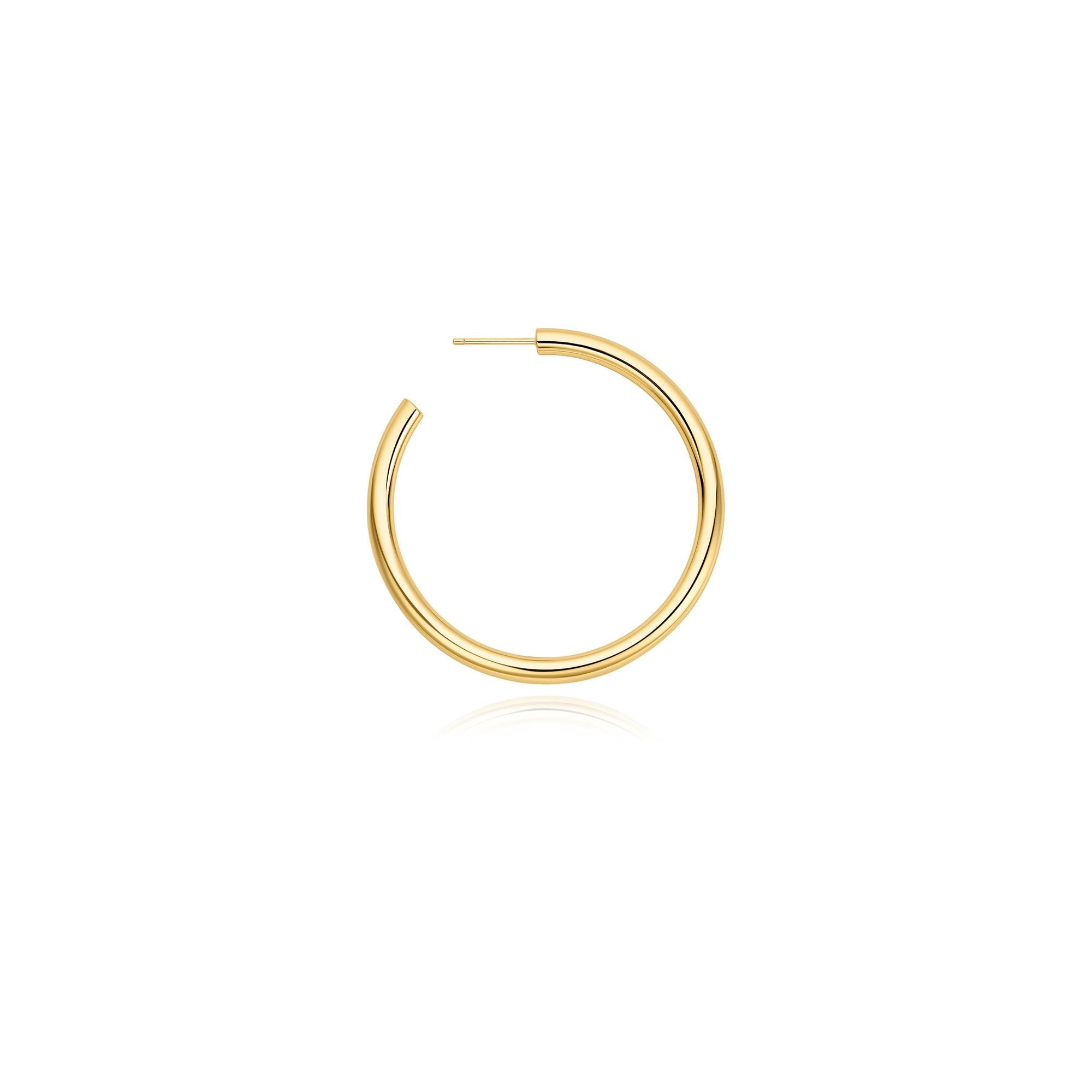 Ania Haie Tide Echo Classic Tube hoop-korvakorut kulta 36mm