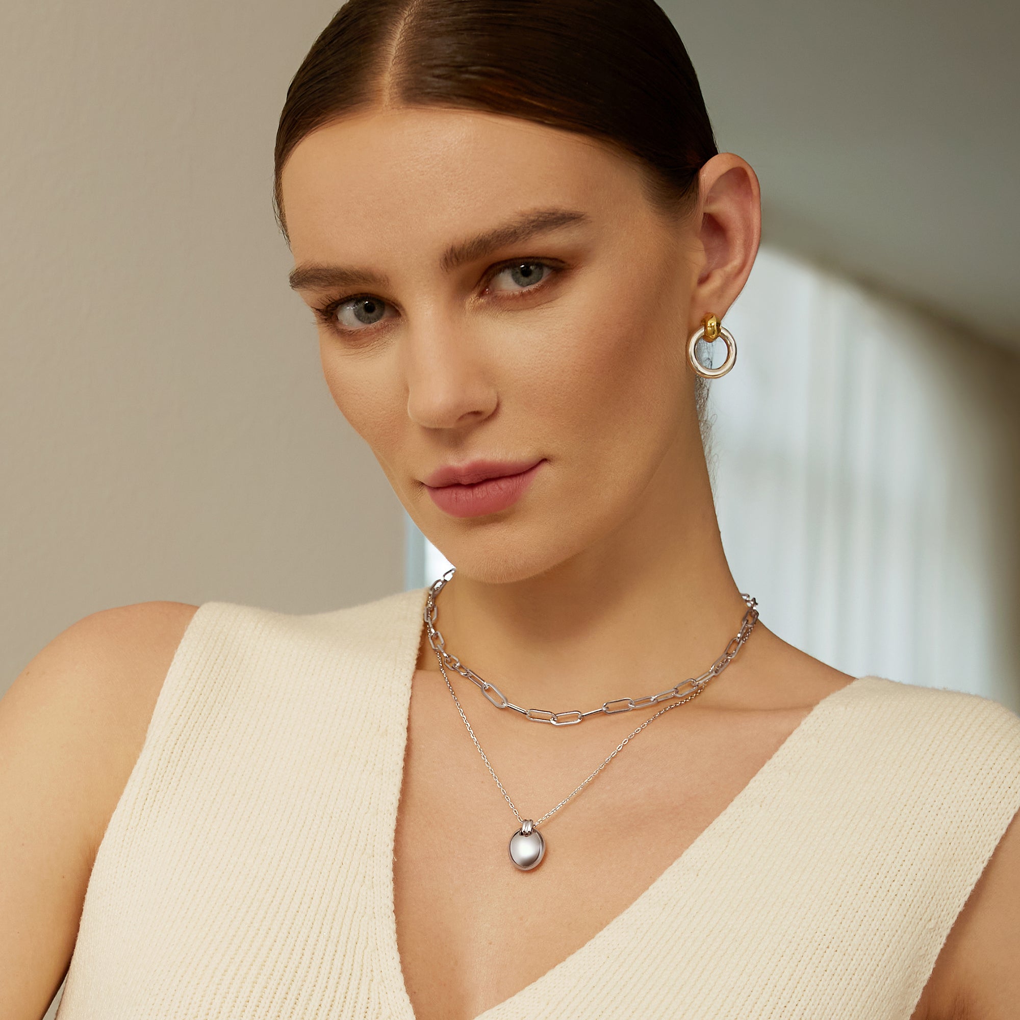 Ania Haie Vogue Maven Chain kaulakoru hopea 380mm