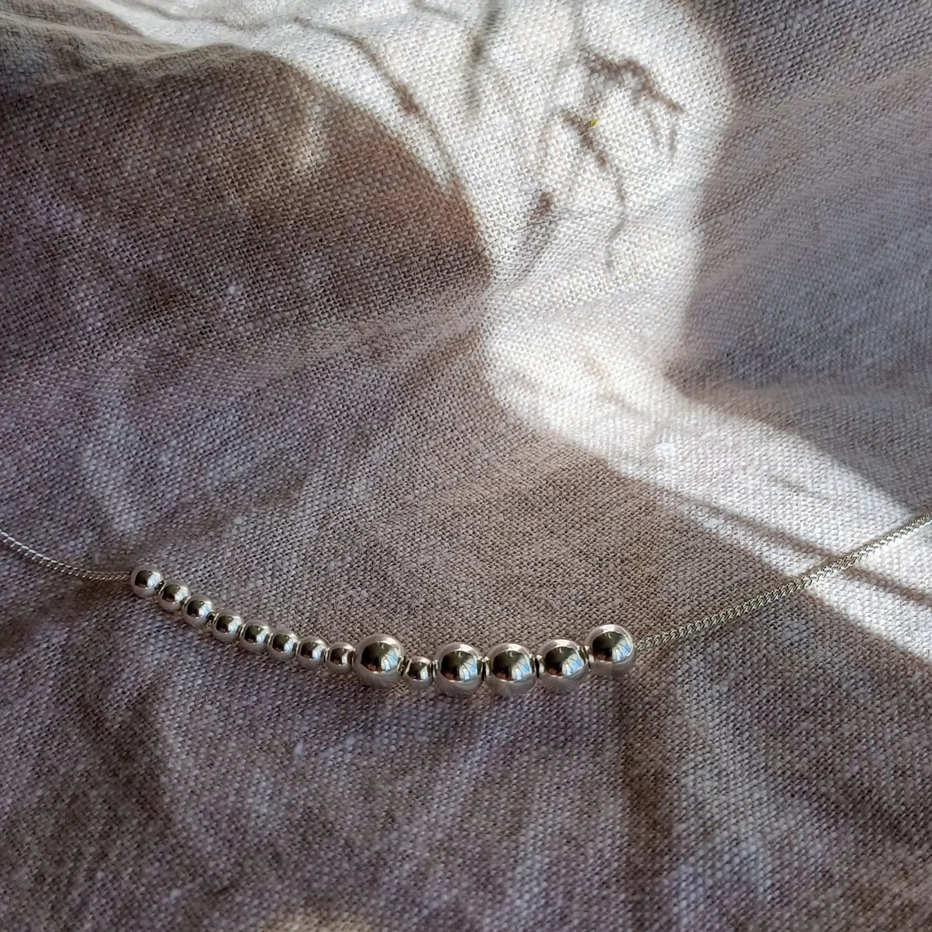 Viesti-korut Viesti morse kaulakoru hopea 45cm omalla sanalla