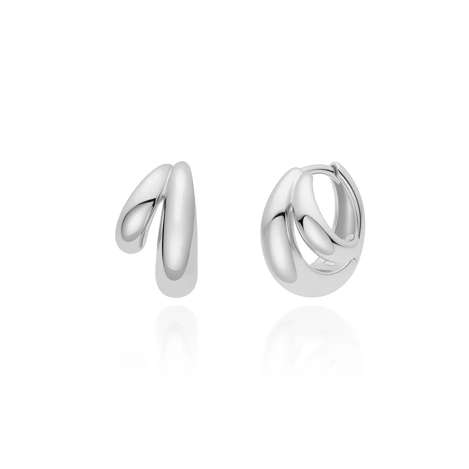 Ania Haie Dome Huggie korvakorut hopea 10,5mm