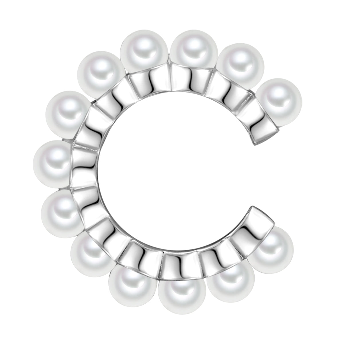 Glanzstücke München Ear Cuff korvamansetti hopea helmet
