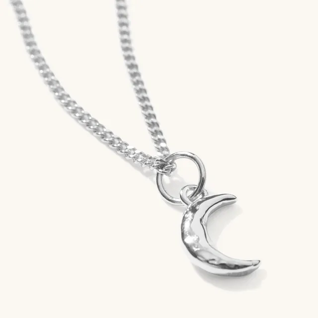 Muru Tiny Moon kaulakoru hopea 40 cm kettinkiketju