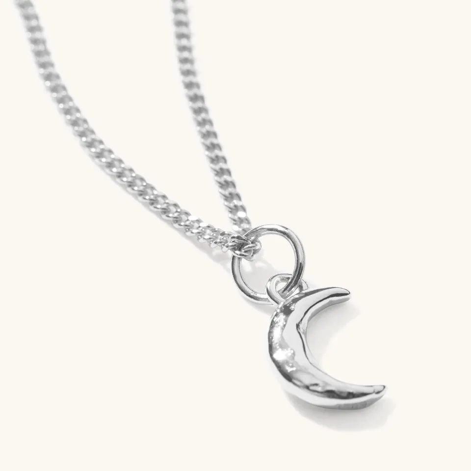 Muru Tiny Moon kaulakoru hopea 40 cm kettinkiketju