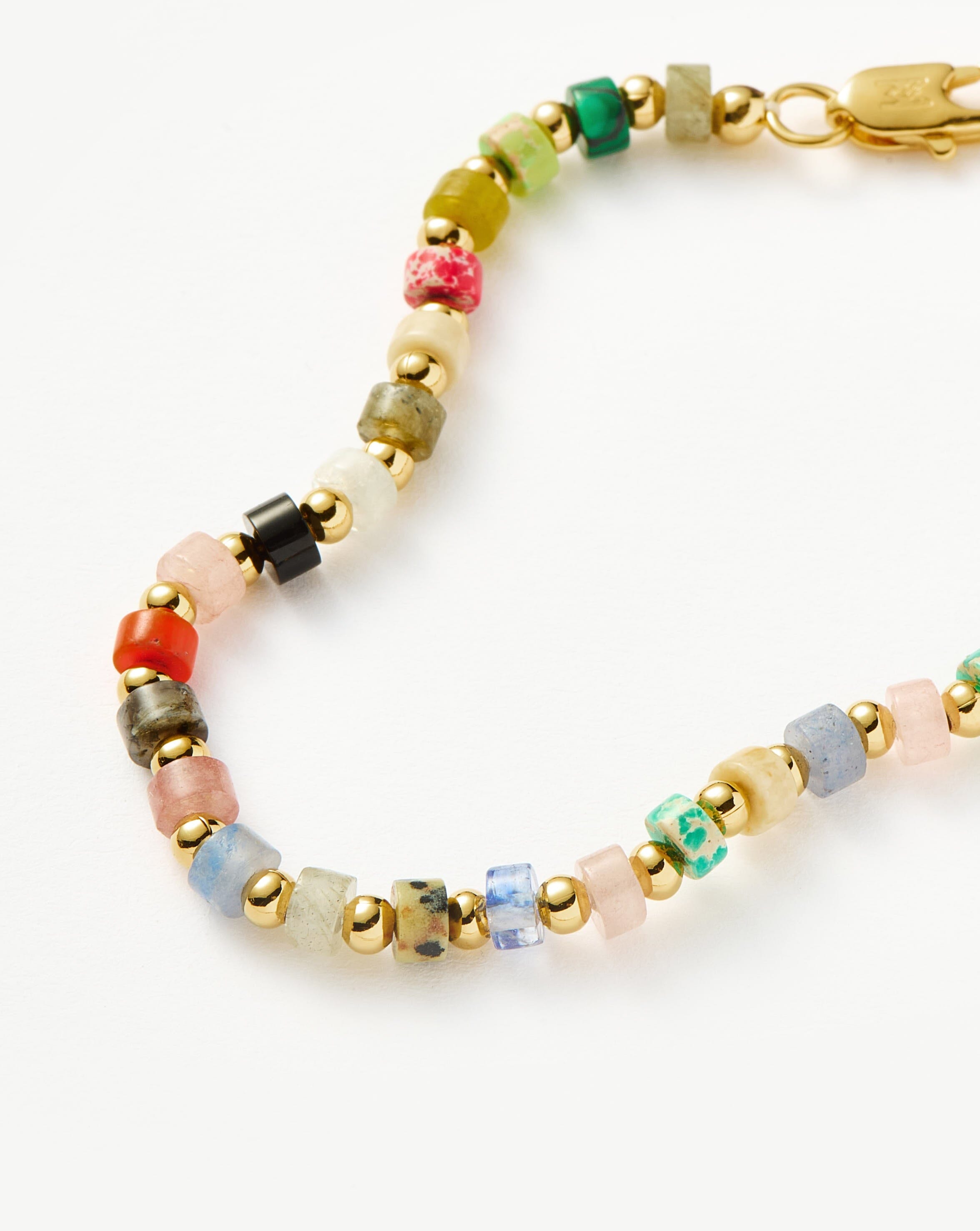 MISSOMA Beaded Multi Beaded rannekoru 18ct kulta kirjava S/M