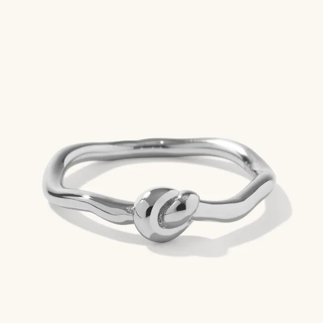 Muru Eternity Knot sormus hopea solmu