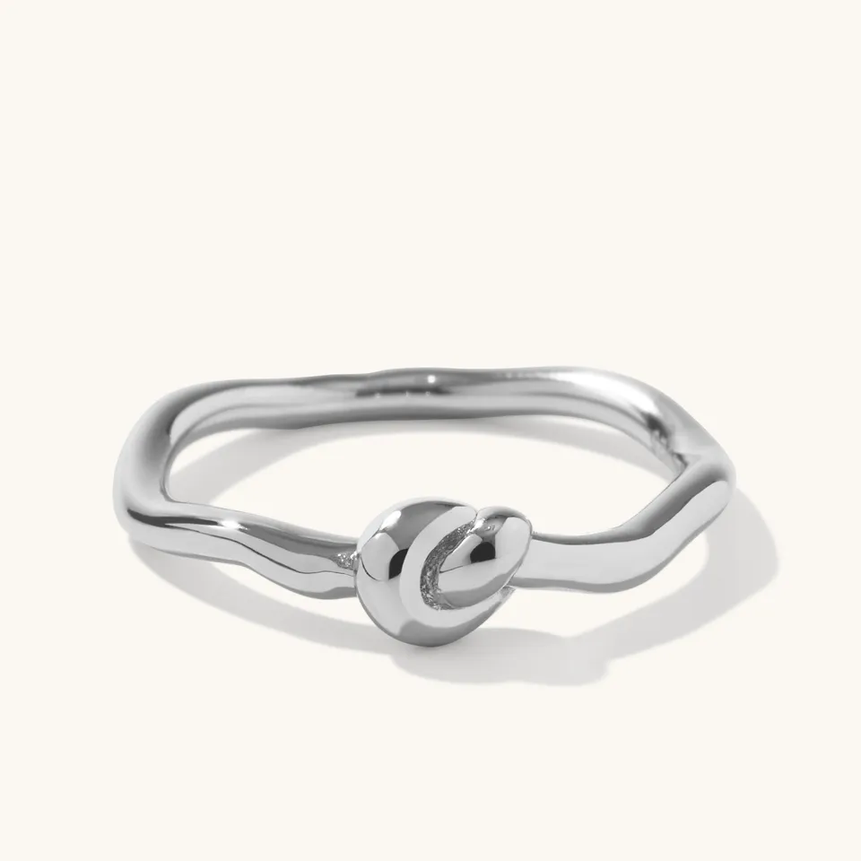 Muru Eternity Knot sormus hopea solmu