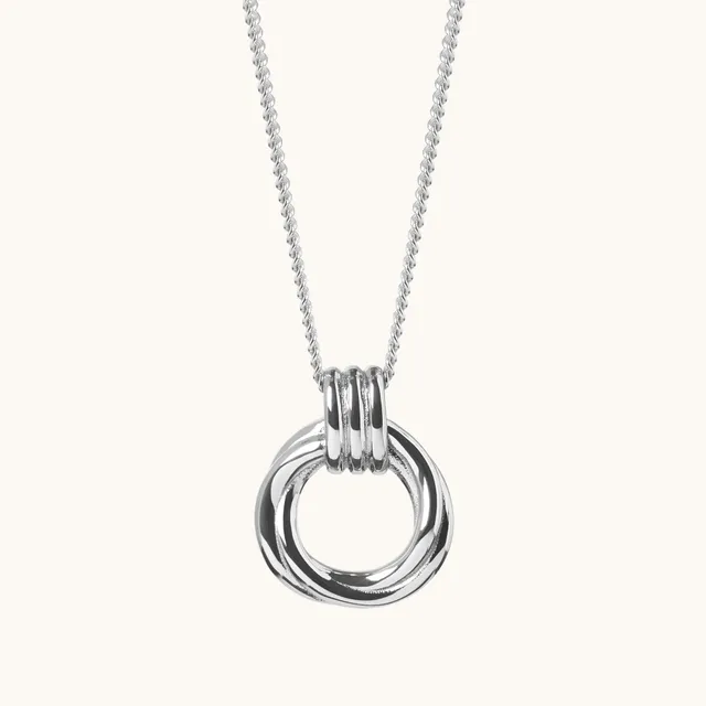 Muru Jewellery Mini Karma kaulakoru hopea 40 cm