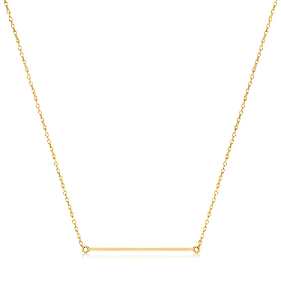 Ania Haie Bar 14k kultainen kaulakoru 350mm