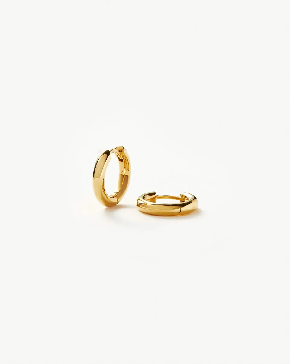 Missoma Classic Tunnel Mini Hoop korvakorut 18ct kulta