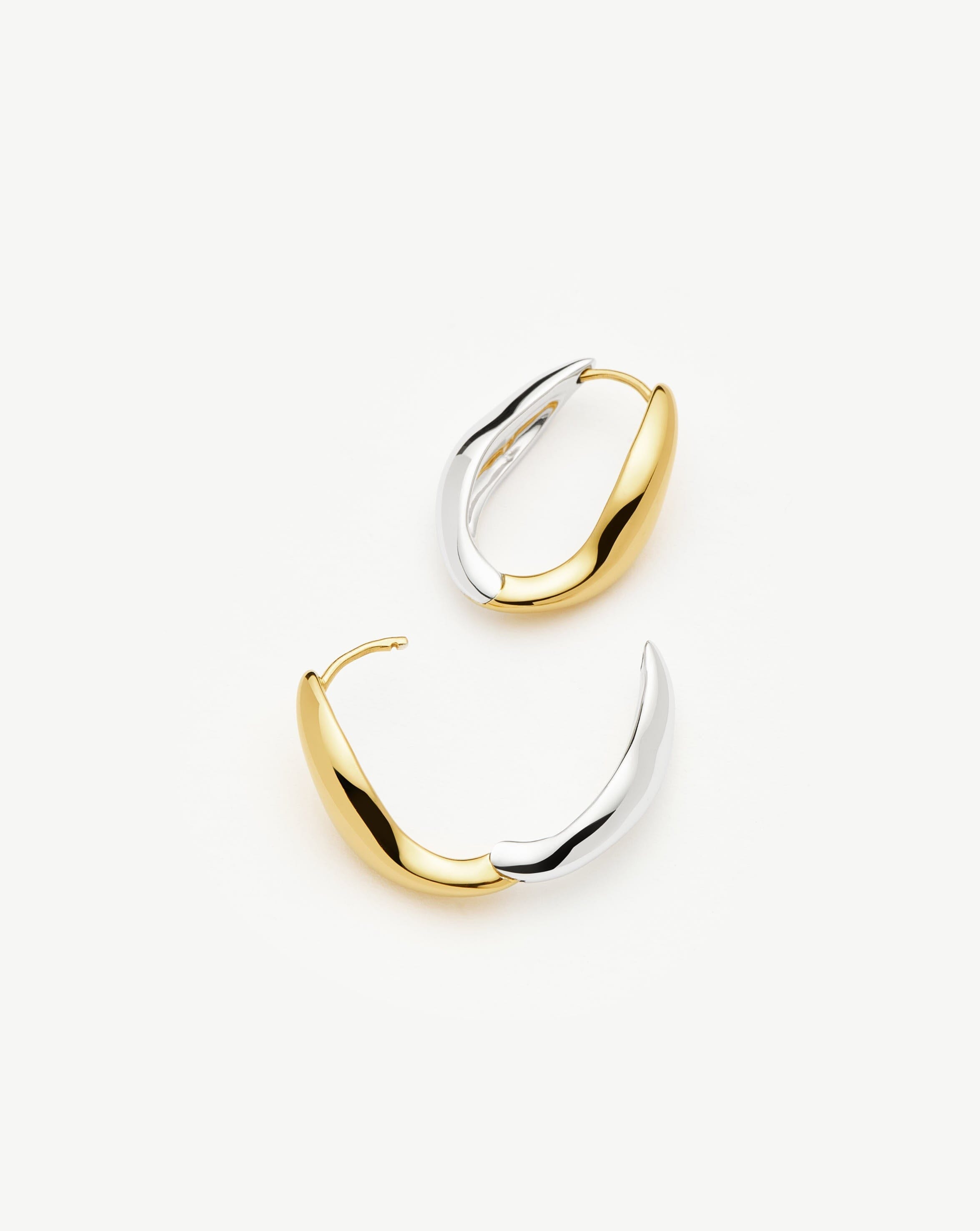 Missoma Savi Signature hoop-korvakorut mixed metal small