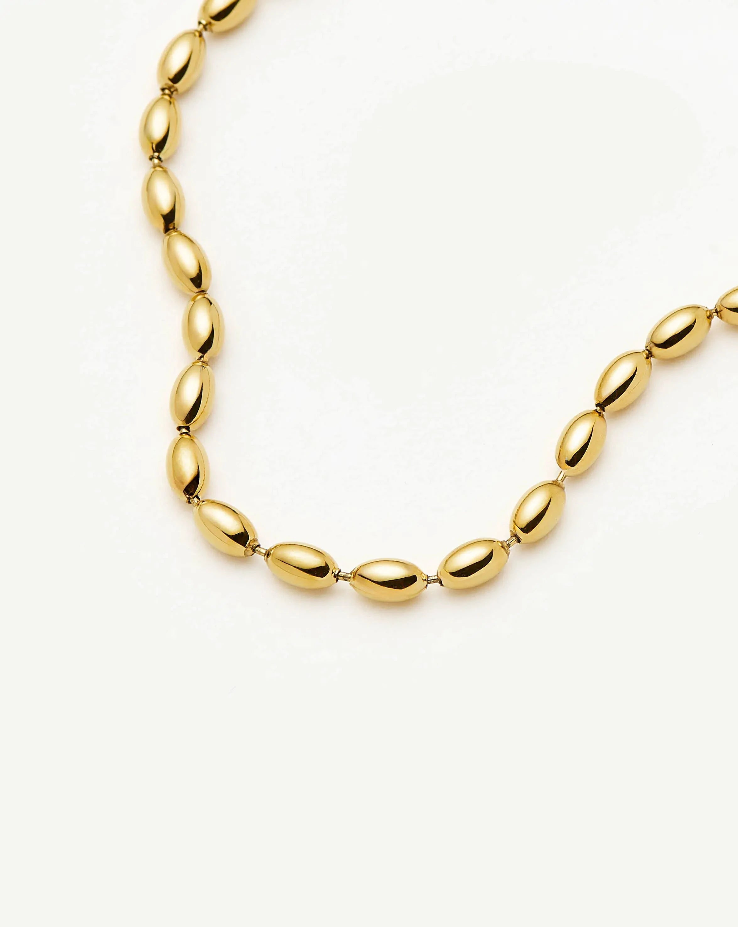 Missoma Molten Olive Chain rannekoru kulta S/M 18,5 cm