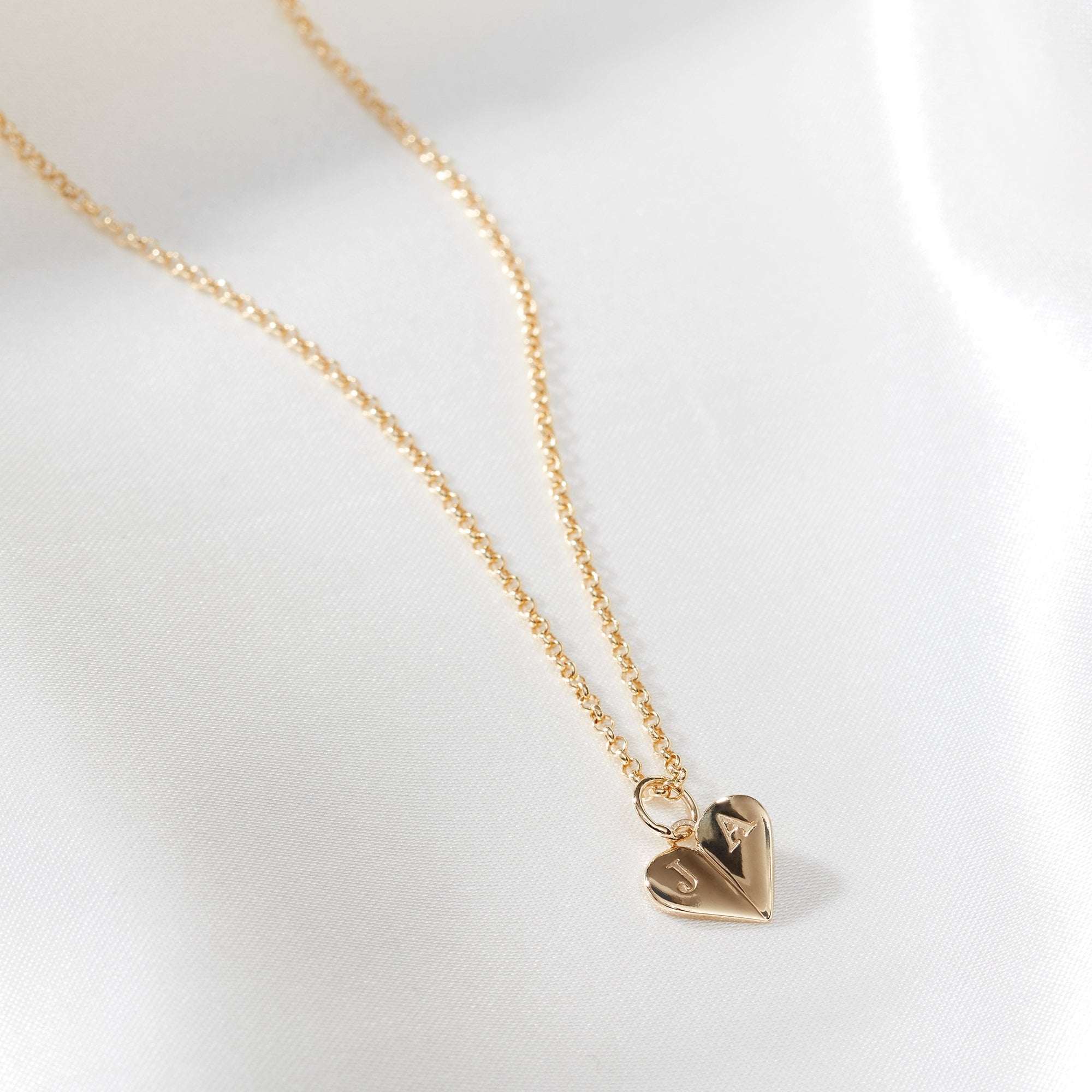 Muru Mini Heart kaulakoru kulta 40–45 cm