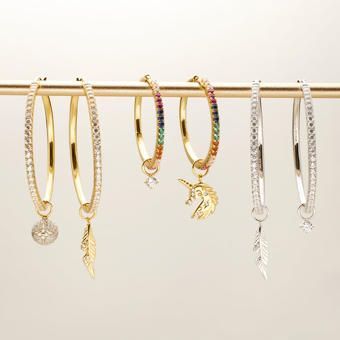 Ania Haie Pop Charms Feather charm hopea