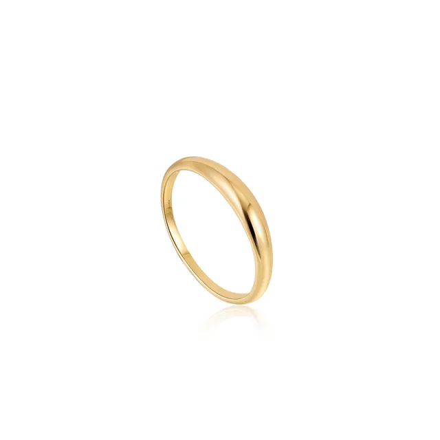 Ania Haie Magma Dome kultasormus 14k koko 52