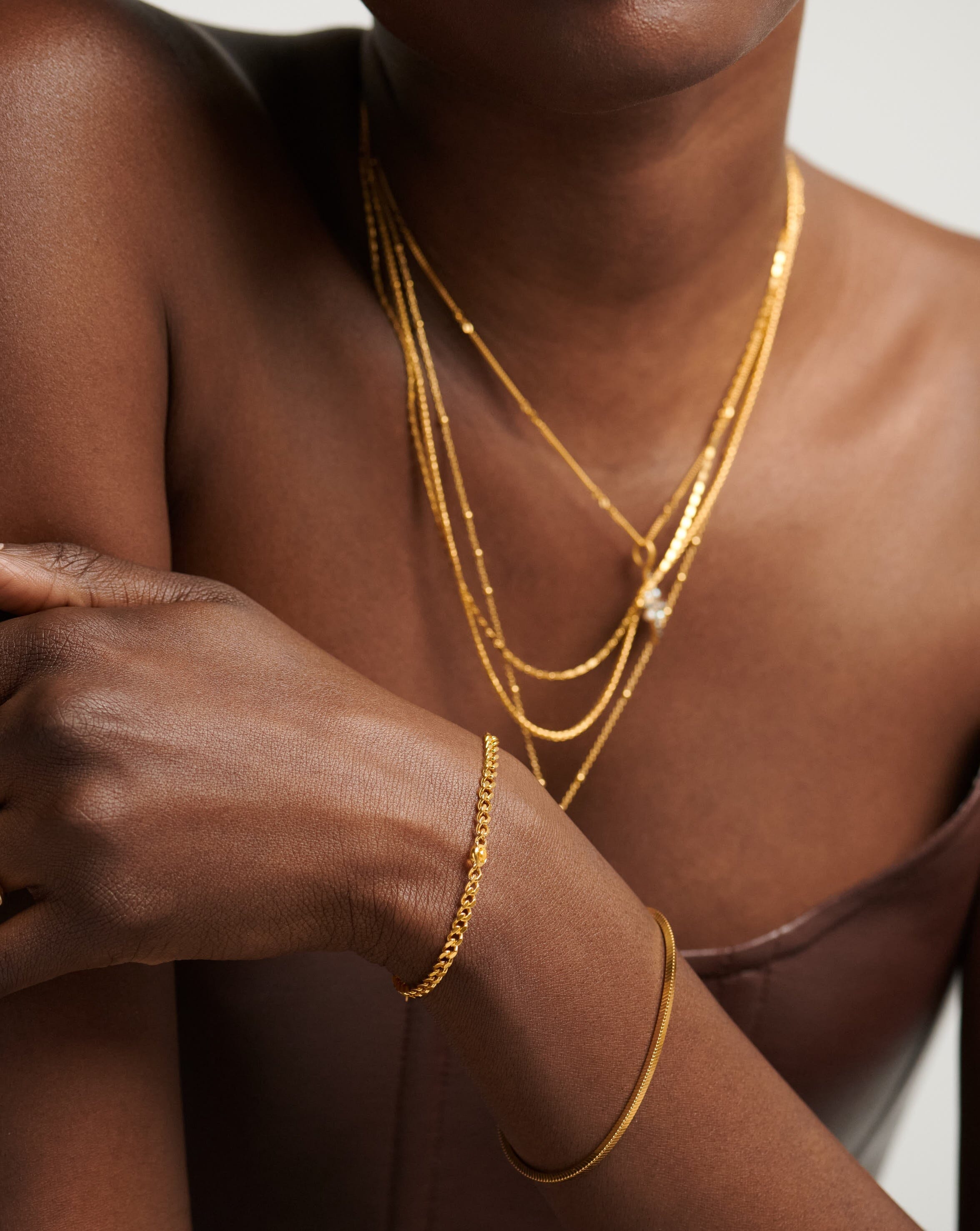 Missoma November Citrine rannekoru kulta vermeil