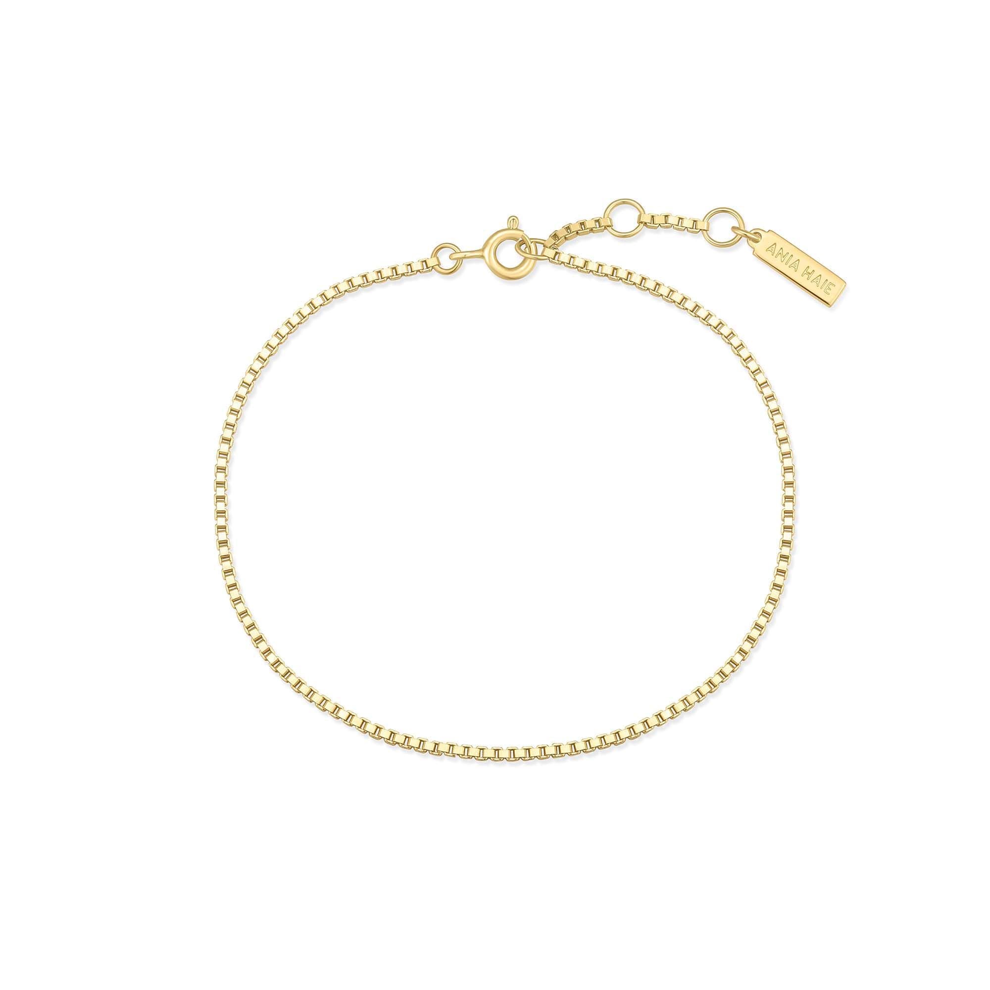 Ania Haie Box Chain rannekoru kulta 16,5 cm