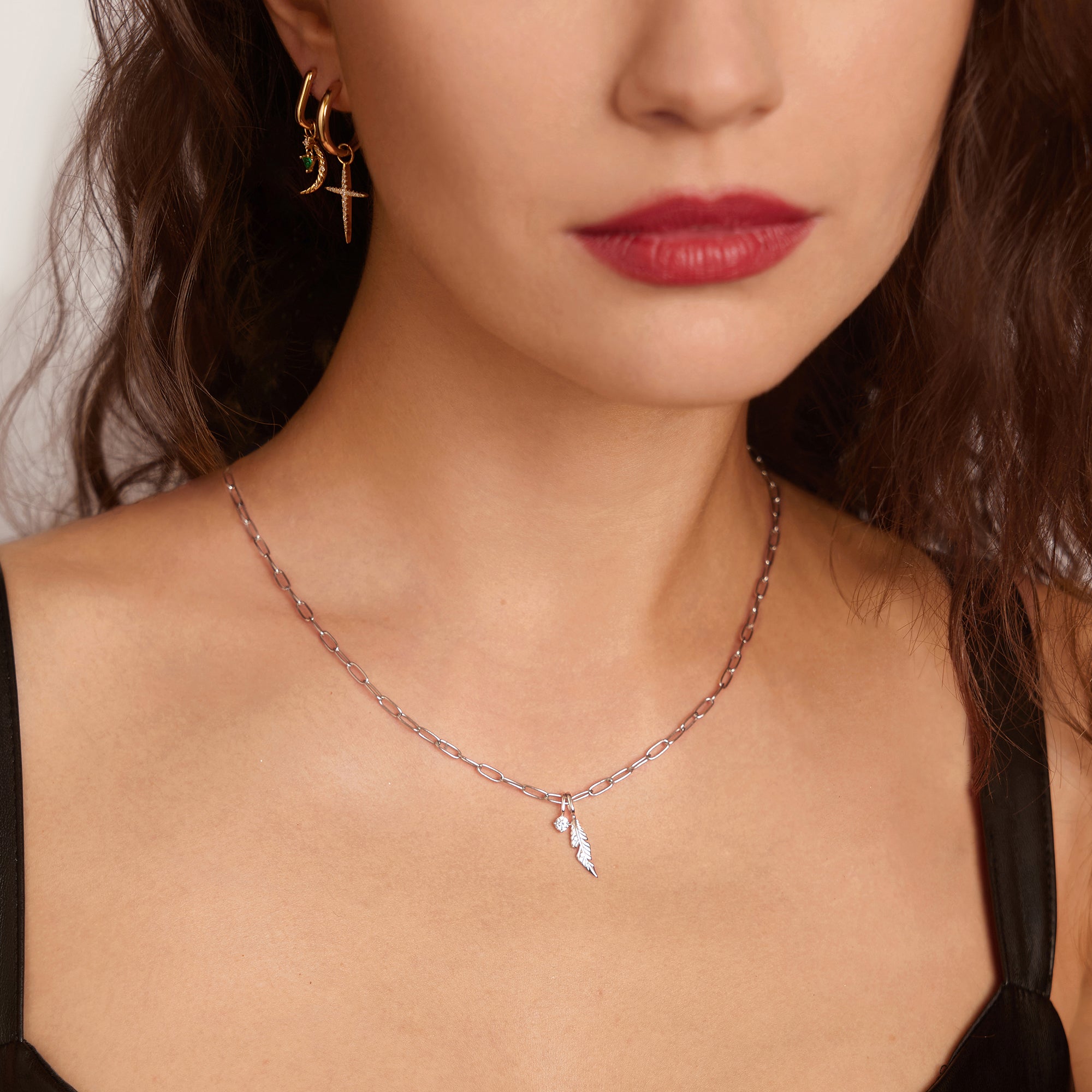 Ania Haie Pop Charms Sparkle Charm riipus hopea zirkoni