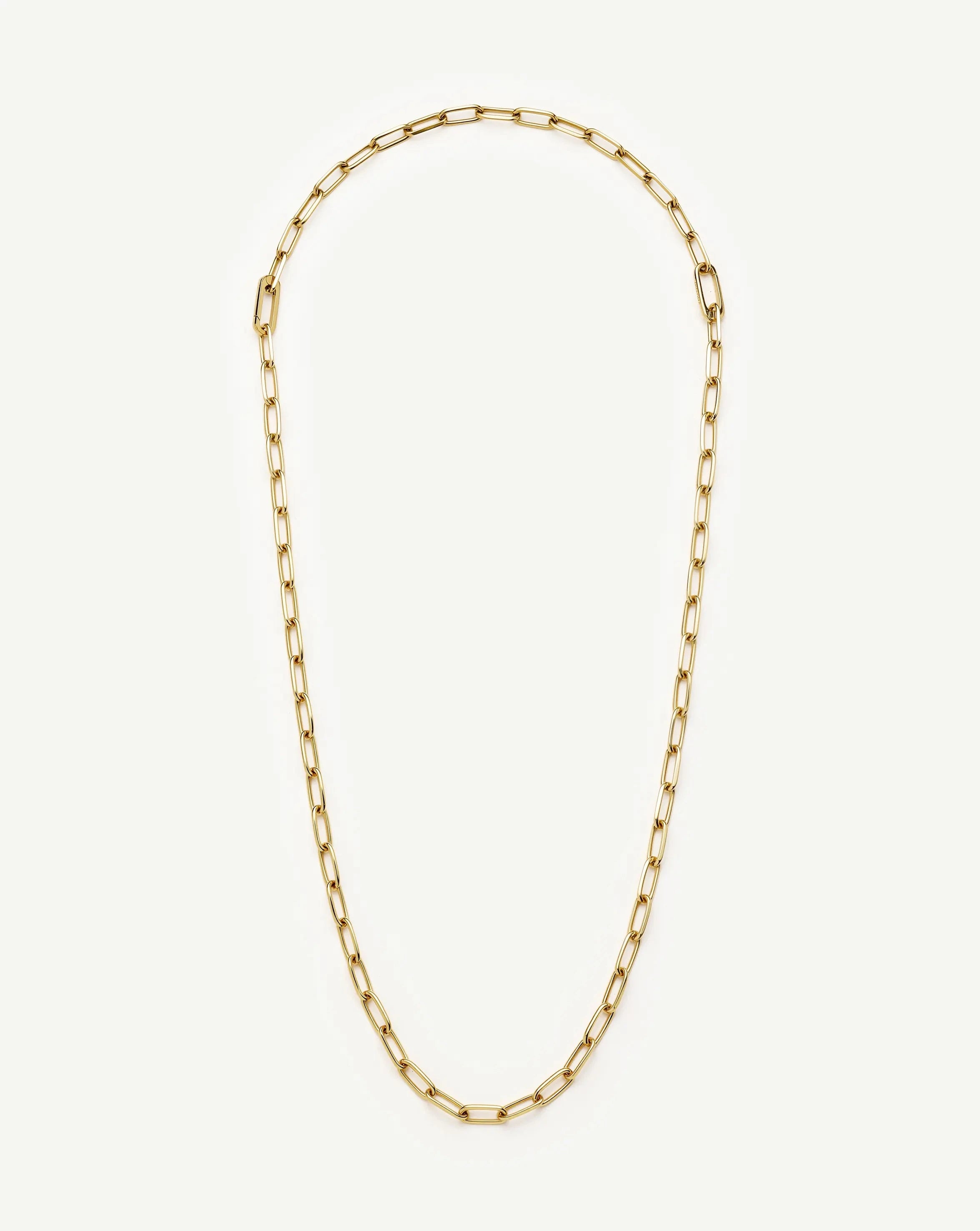 Missoma The Chunky Chain Set korusetti kulta paperclip