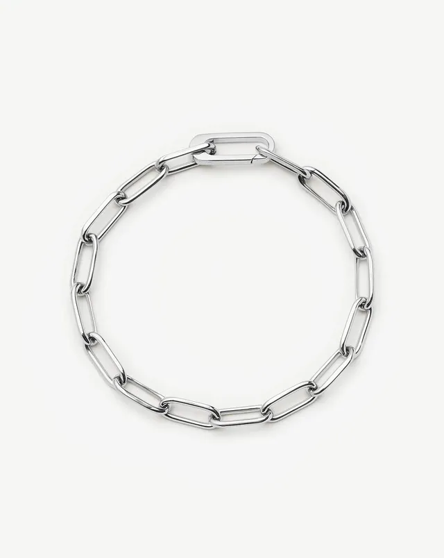 Missoma Classic Paperclip rannekoru platina