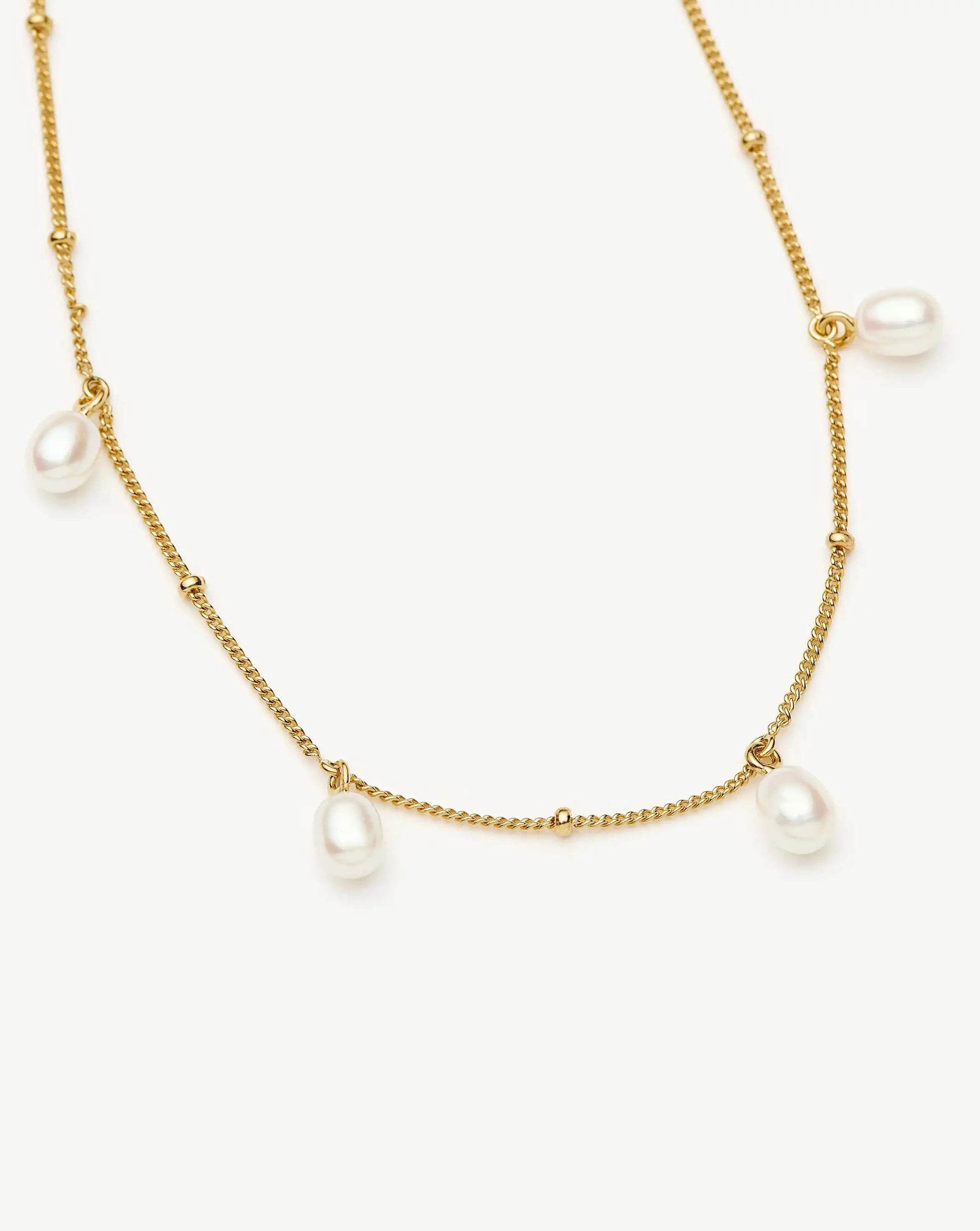 Missoma Baya Baroque choker kaulakoru kultavermeil helmi 42cm