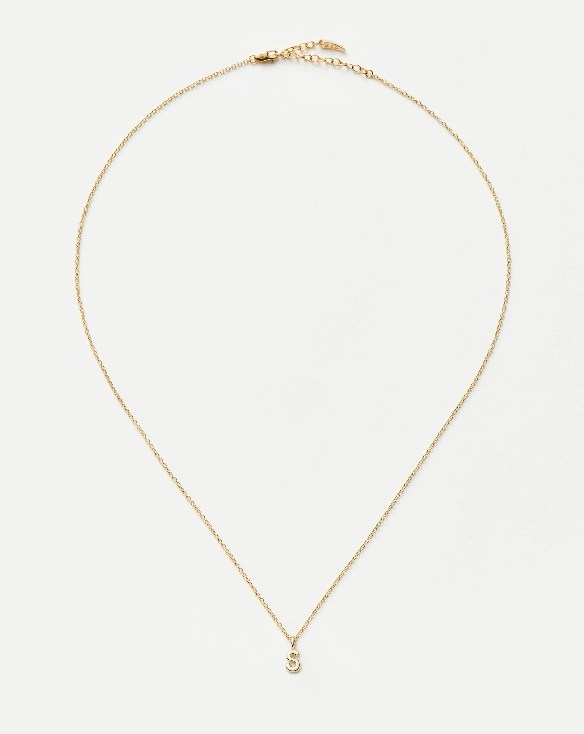 Missoma Initial Mini Pendant kaulakoru S 14k kulta