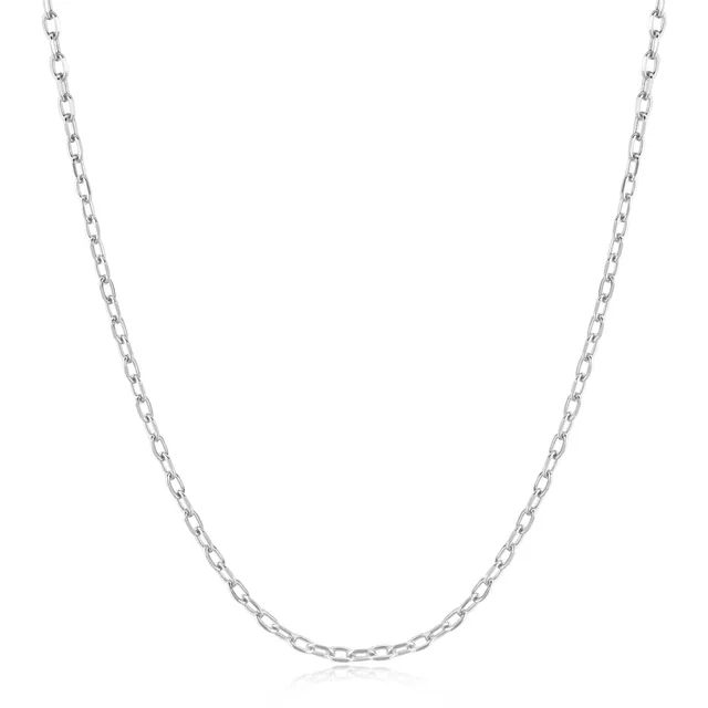 Ania Haie Pop Charms Rectangle Link kaulakoru hopea