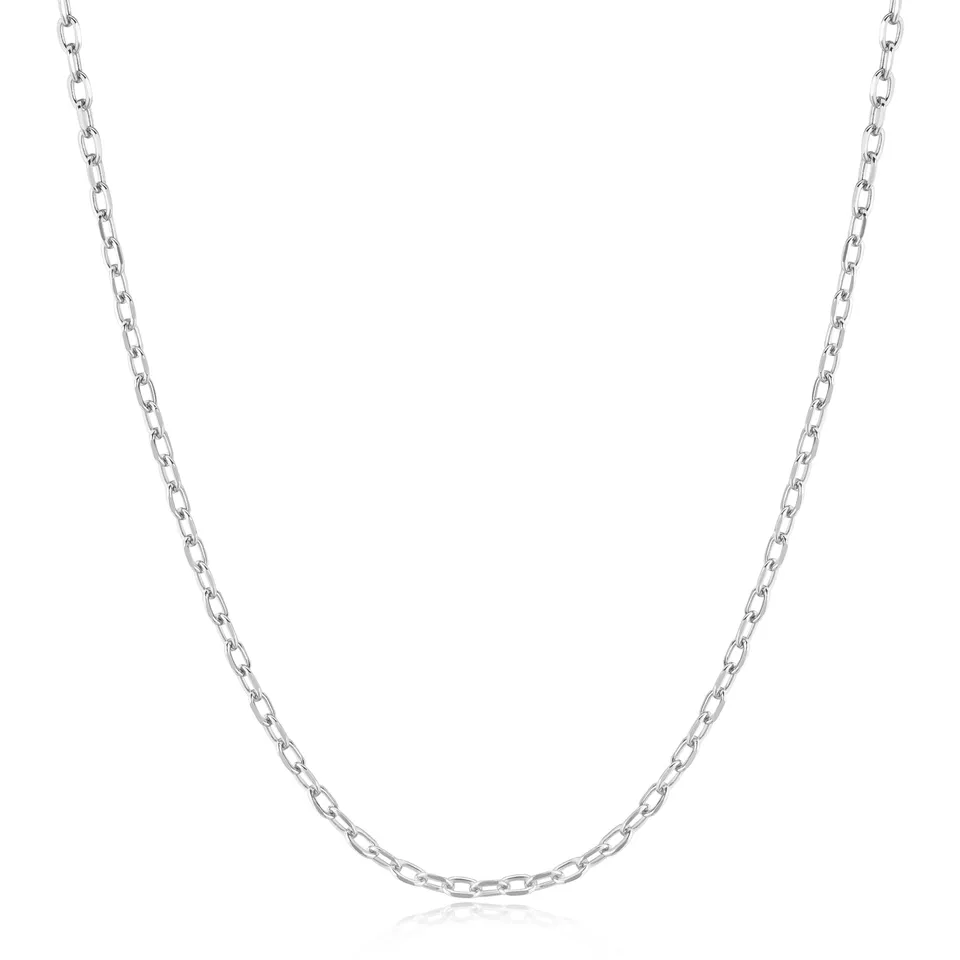 Ania Haie Pop Charms Rectangle Link kaulakoru hopea