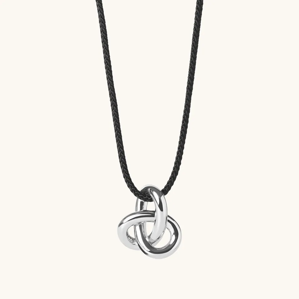 Muru Jewellery Amara Cord kaulakoru hopea nauha