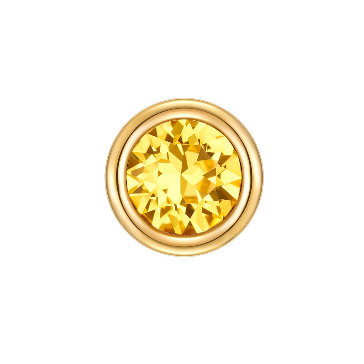 Glanzstücke München Birthstone lävistyskoru kulta marraskuu