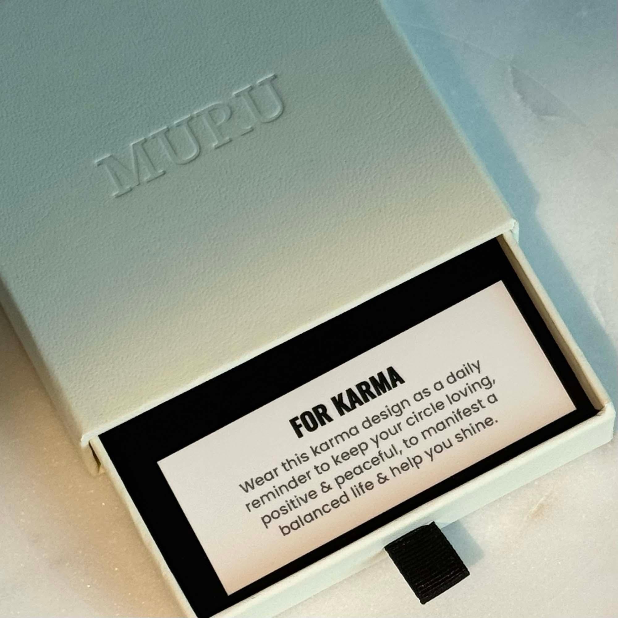Muru Jewellery Mini Karma kaulakoru kulta tasapaino