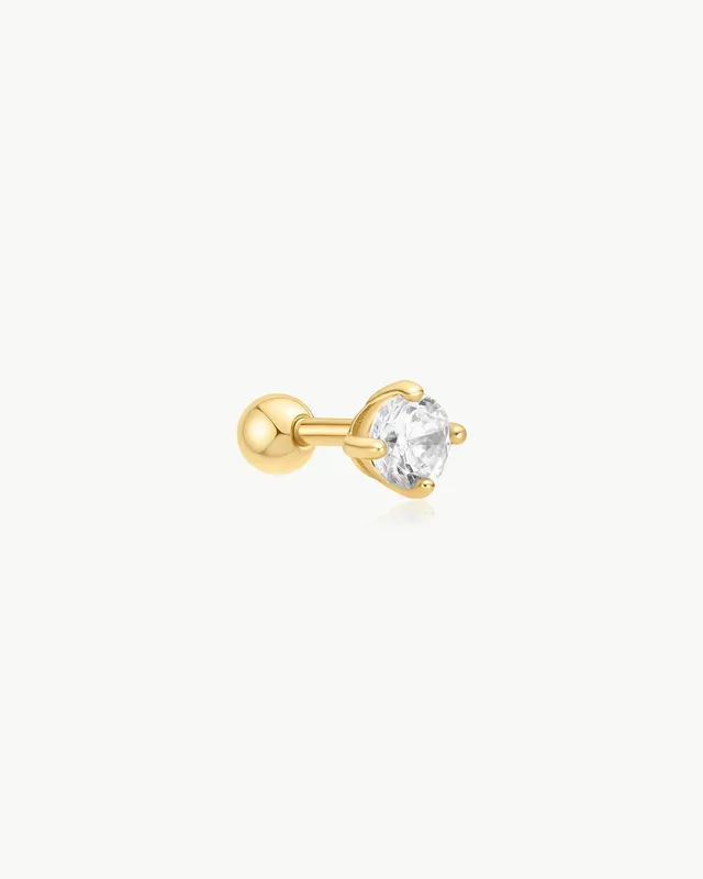 Ania Haie Ear Edit Sparkle Round Barbell korvakoru kulta