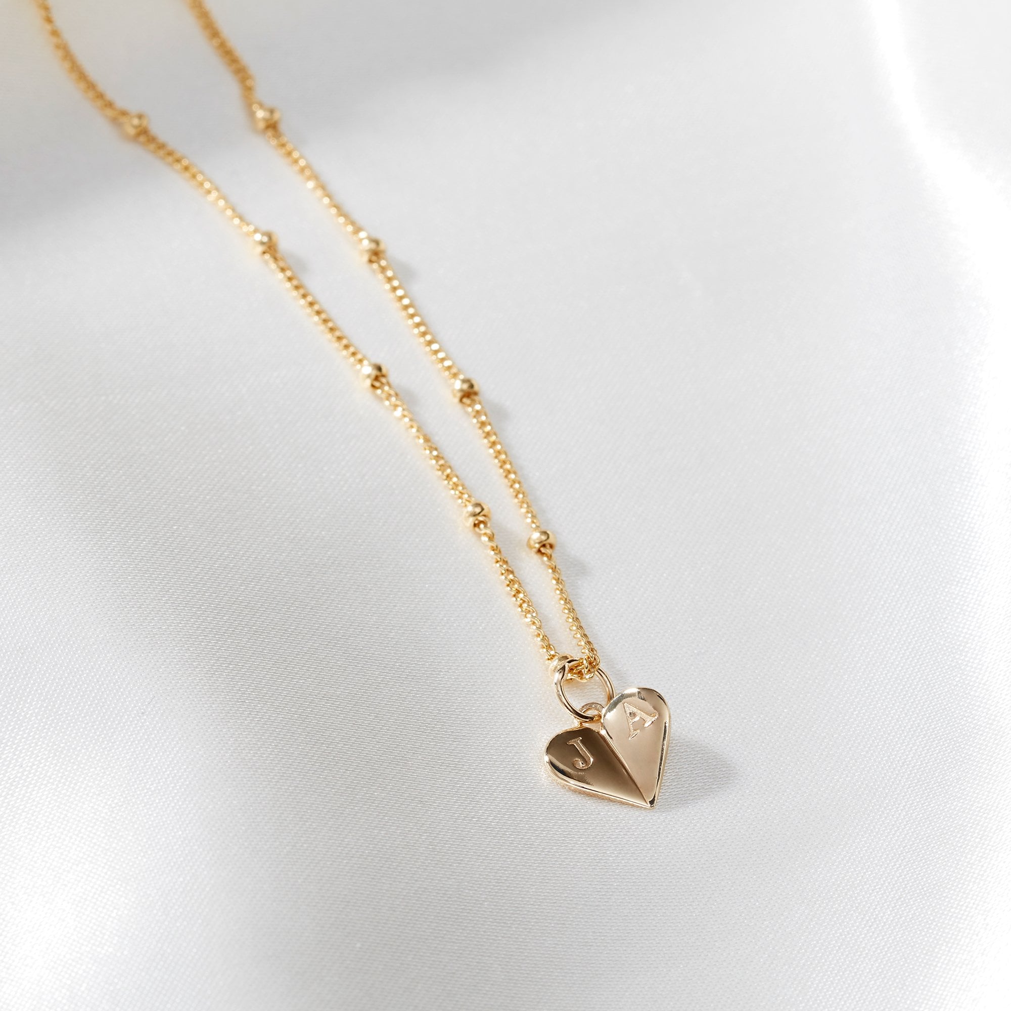 Muru Jewellery Mini Heart kaulakoru kulta 16-20"