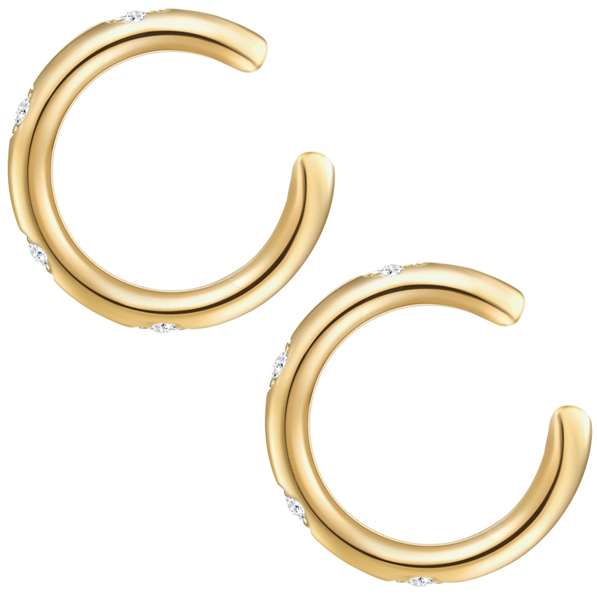 Glanzstücke München Ear Cuff korvakorut kulta zirkonia 2 kpl