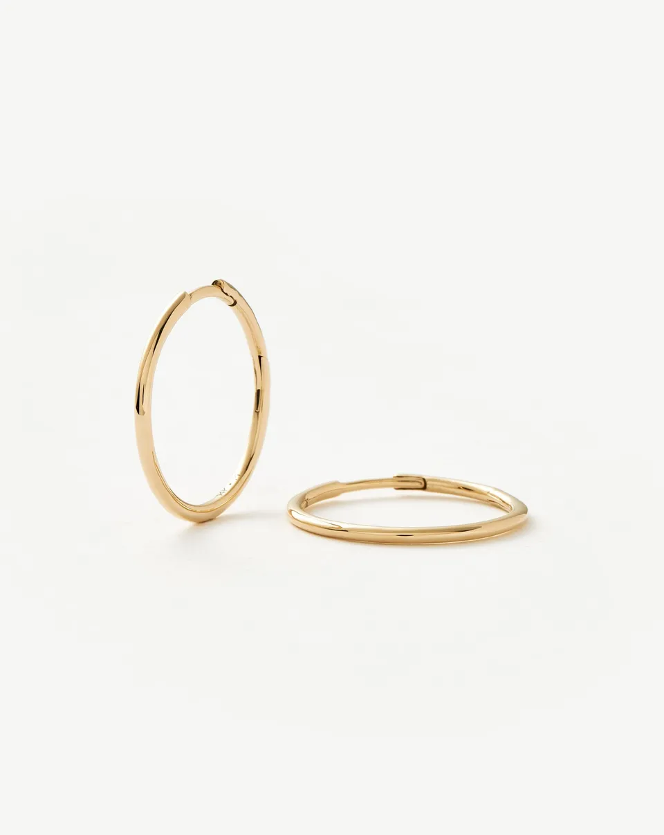 Missoma Classic Small rengaskorvakorut 9ct kulta