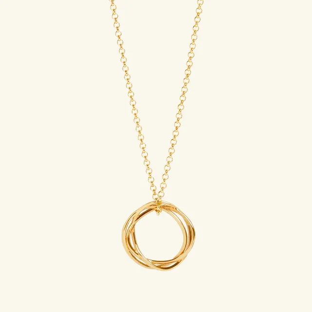 Muru Karma Circle Necklace kaulakoru kulta ympyrä