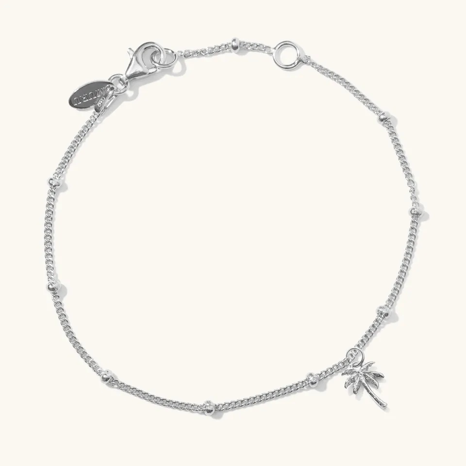 Muru Jewellery Palm Tree rannekoru hopea palmupuu