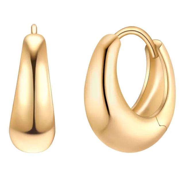 Glanzstücke München Elegant creolit kulta 15,3 mm