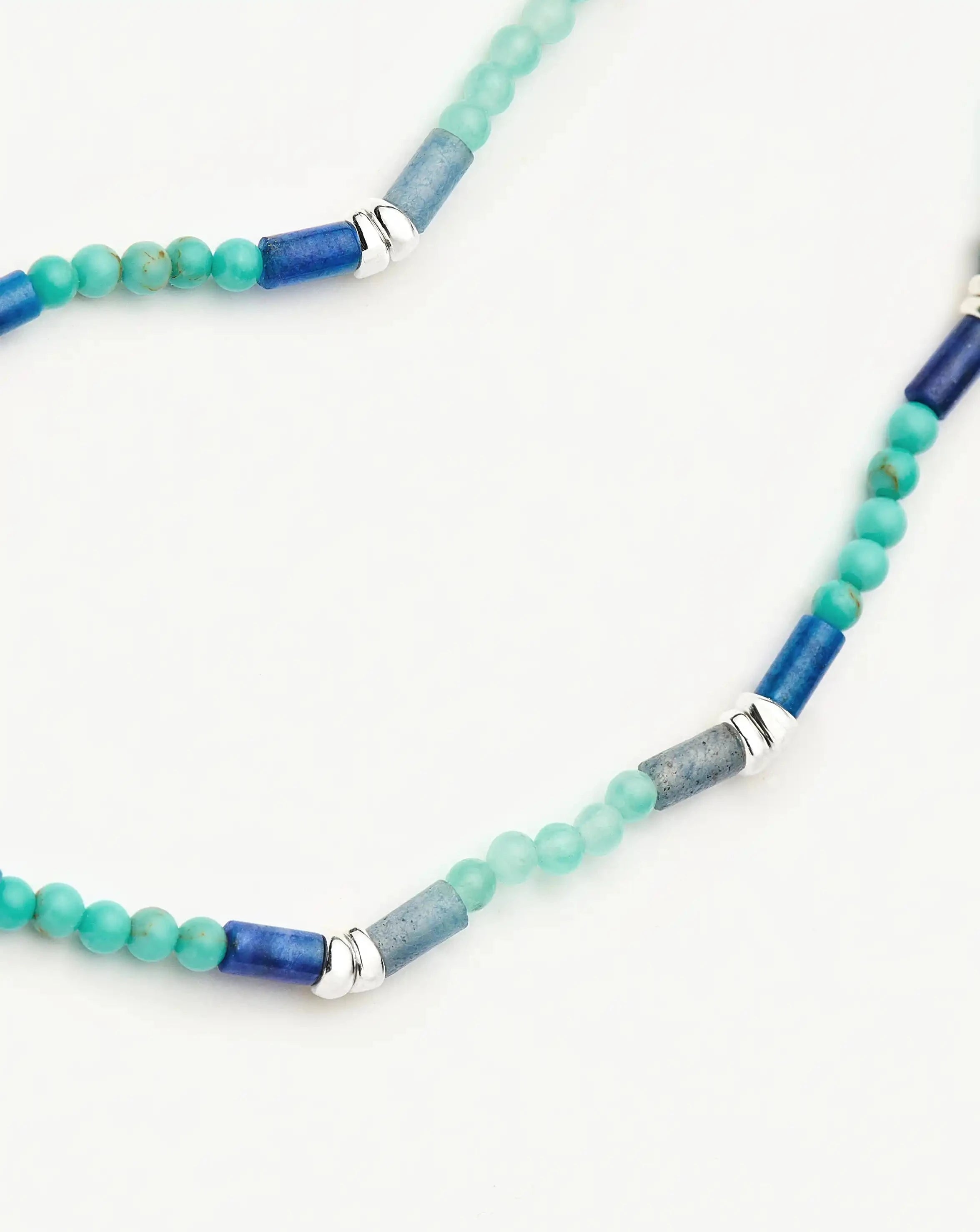 Missoma Beaded Gemstone rannekoru lagoon blue S/M