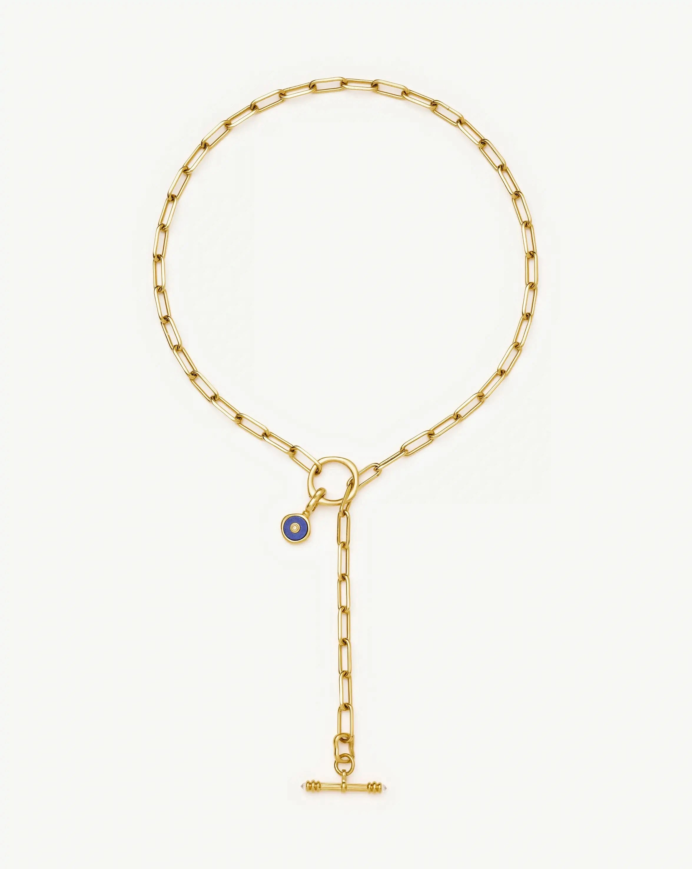MISSOMA Harris Reed Keepsake T-Bar kaulakoru 50cm lapis