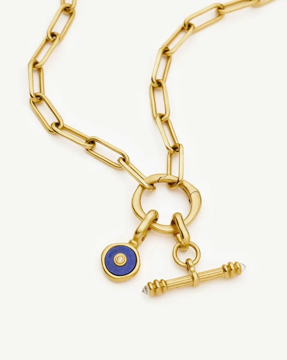 MISSOMA Harris Reed Keepsake T-Bar kaulakoru 50cm lapis