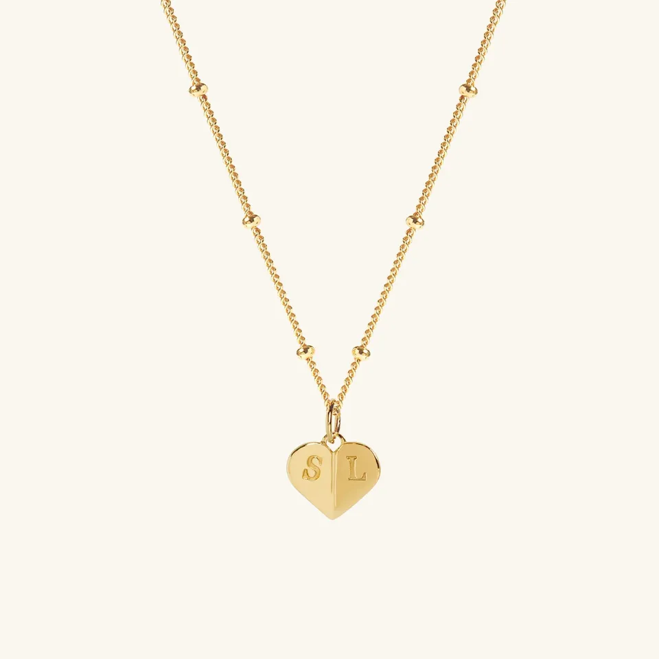 Muru Jewellery Mini Heart kaulakoru kulta 16-20"