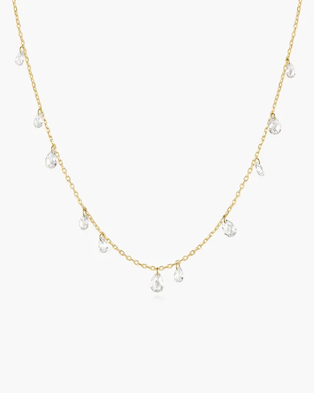 Ania Haie Ethereal Teardrop Dangle kaulakoru kulta pisara