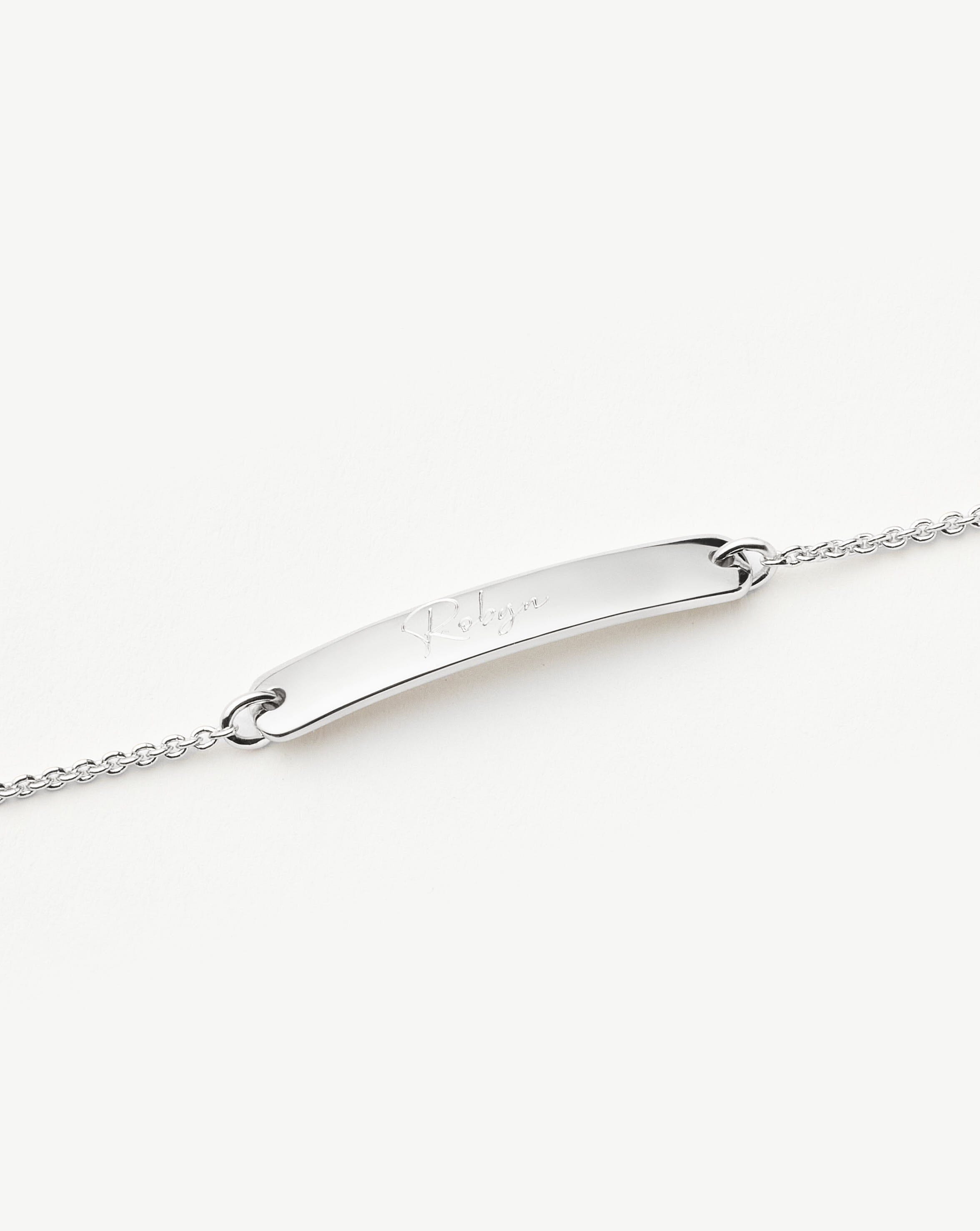 MISSOMA Bar Chain rannekoru hopea kaiverrettava S/M