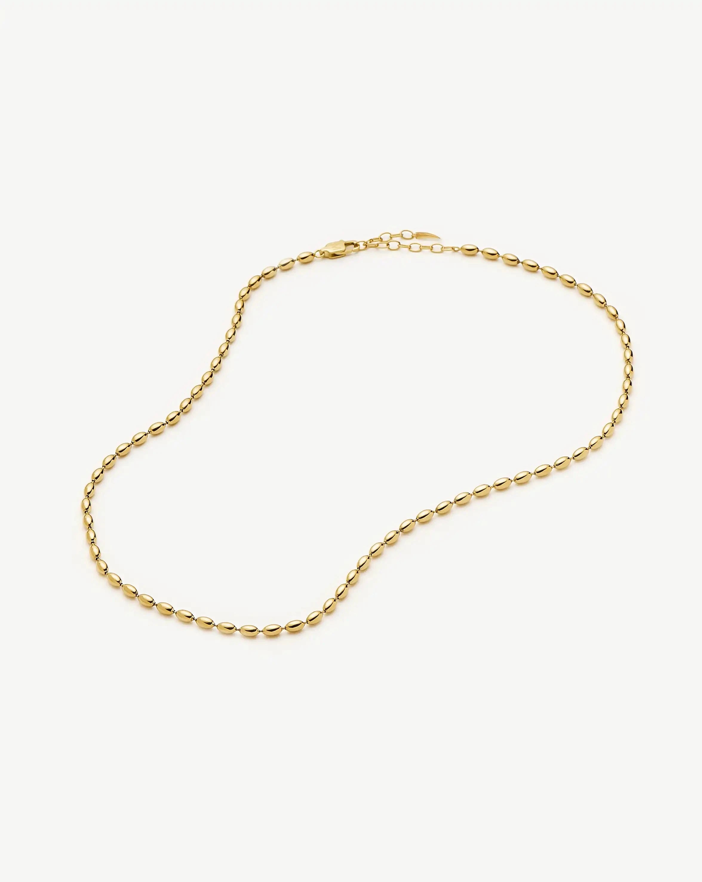 MISSOMA Molten Olive Chain kaulaketju 18ct kulta 45 cm
