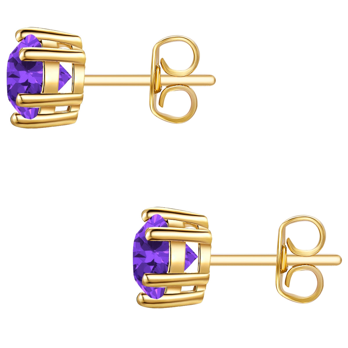 Glanzstücke München Amethyst nappikorvakorut kulta