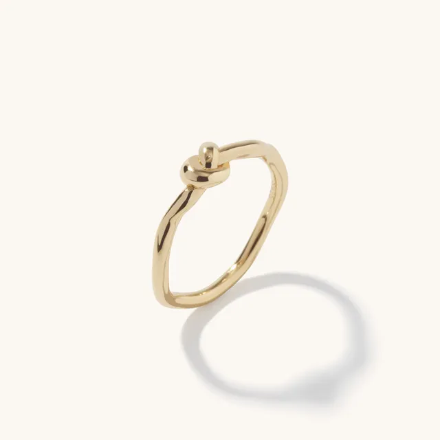 Muru Jewellery Eternity Knot sormus kulta solmu