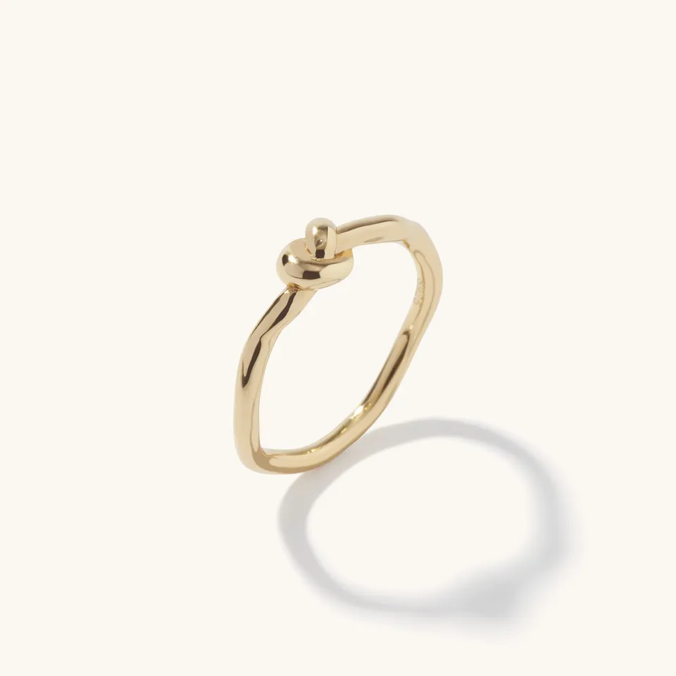 Muru Jewellery Eternity Knot sormus kulta solmu