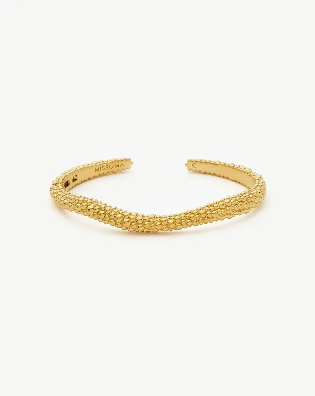 Missoma Baya Claw Cuff rannekoru kulta S